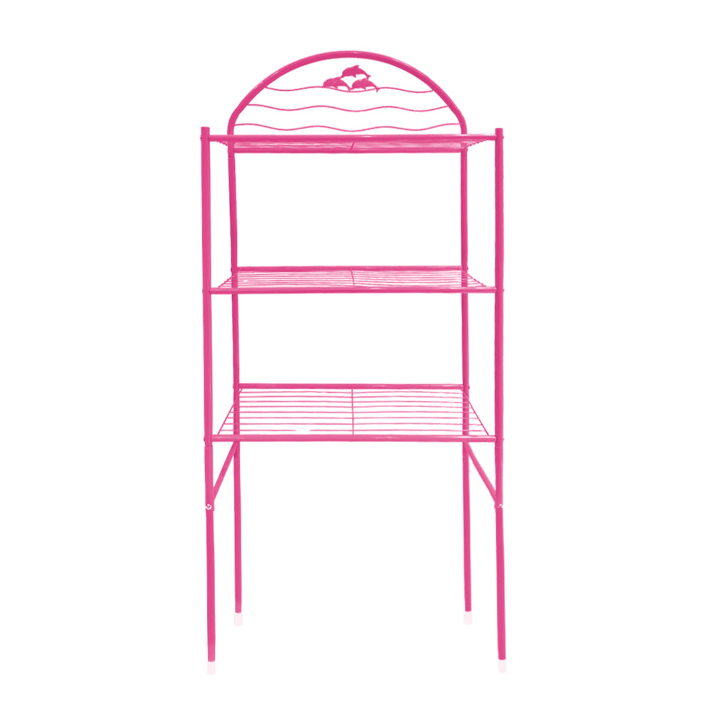 Mueble Para Baño 3 Niveles Metal Pink