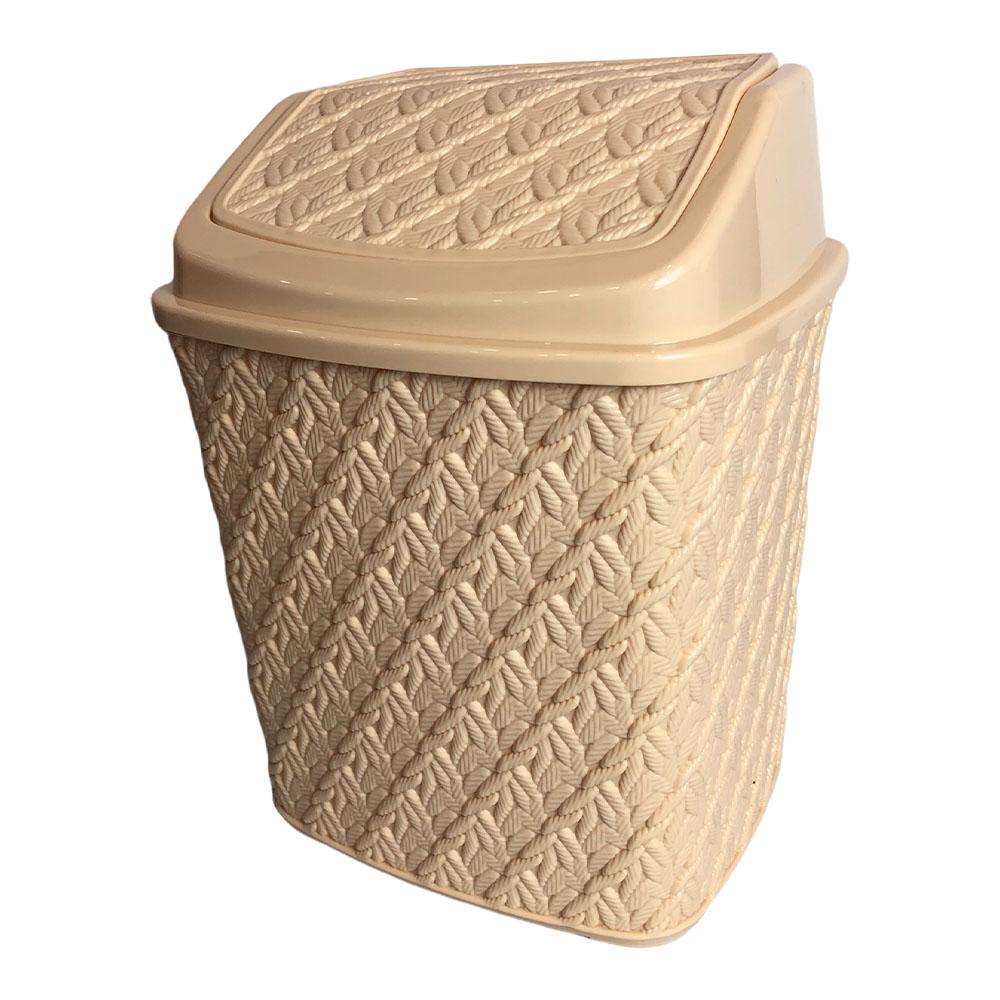 Basurero Burak Plastik Con Tapa Vaivén 6 L - Surtido