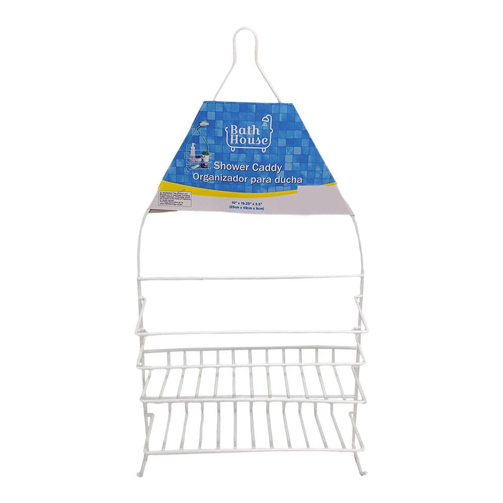 Organizador Para Ducha Shower Caddy Metal de 3 Nivel 10" x 19.25" x 3.5"
