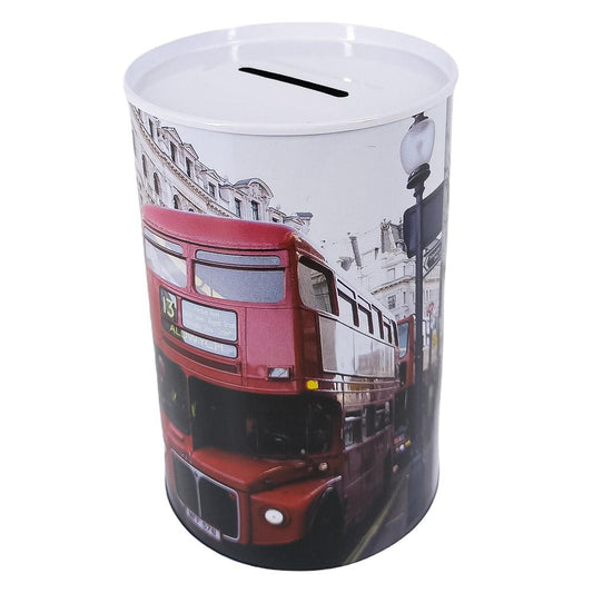 Alcancía de Lata Home Elegance Londres 12.5 cm x 8 cm - Surtido