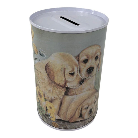 Alcancía de Lata Home Elegance Gato-Perro 13 cm - Surtido