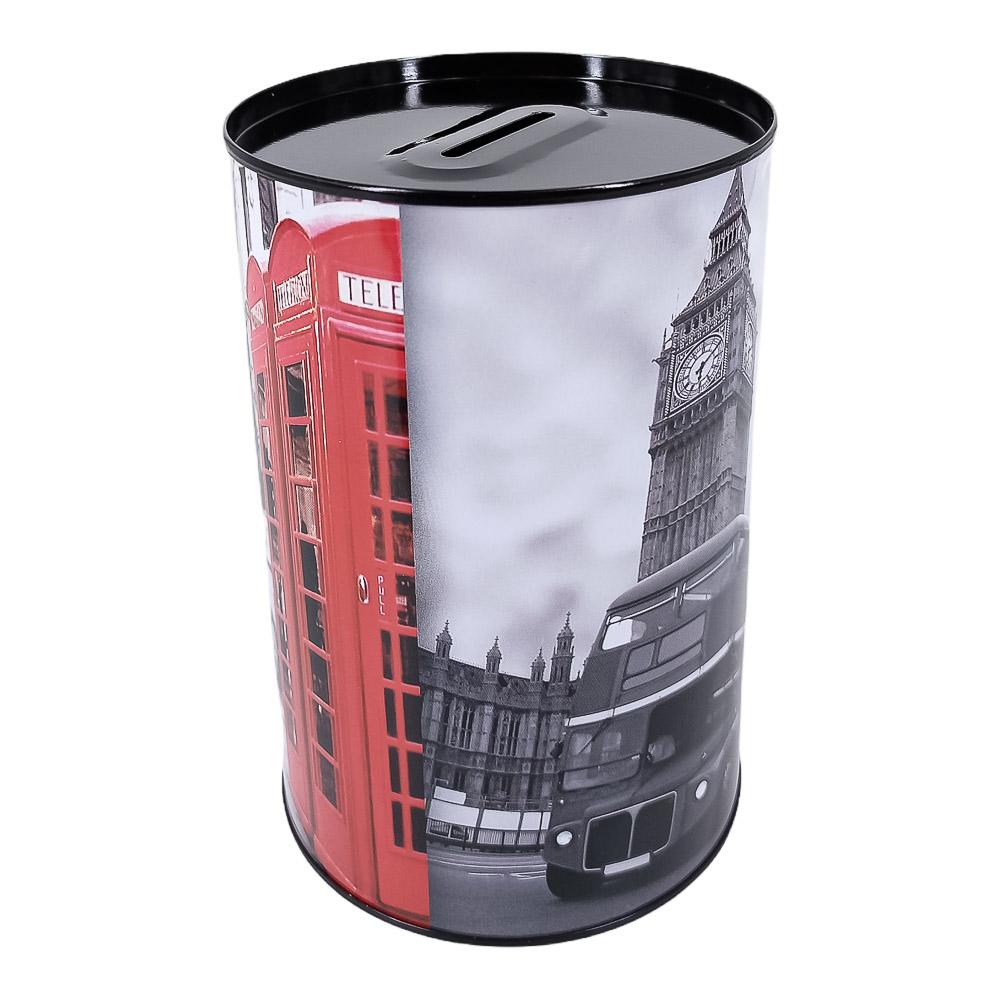 Alcancía de Lata Home Elegance Londres 15 cm x 10 cm - Surtido