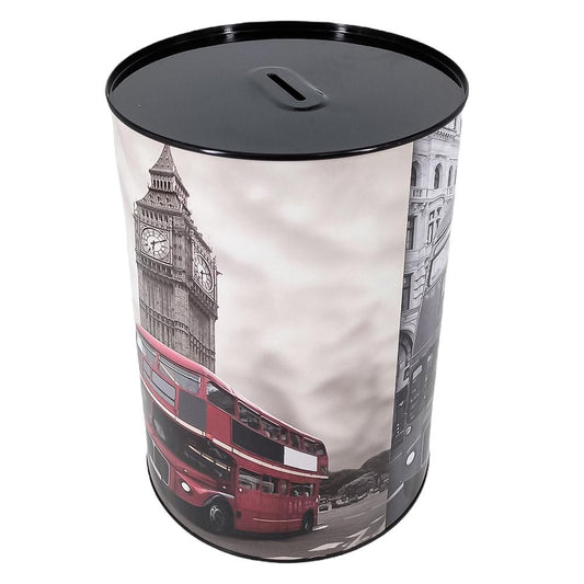 Alcancía de Lata Home Elegance Londres 22 cm x 16 cm - Surtido