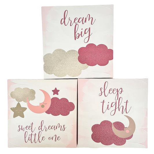 Cuadro Infantil Elico 12'' x 12'' 3 Piezas - Surtido