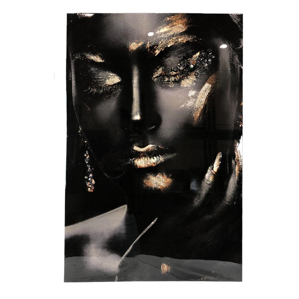 Cuadro Decorativo Elico Etnia Negra 23.5" x 35.5"