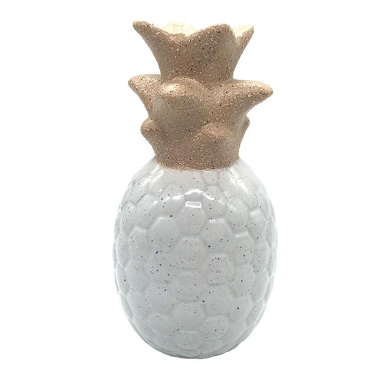Adorno Decorativo Concept Life Piña de Cerámica 7" Blanca