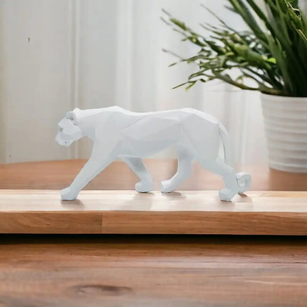 Tigre de Cerámica Home Elegance Blanco