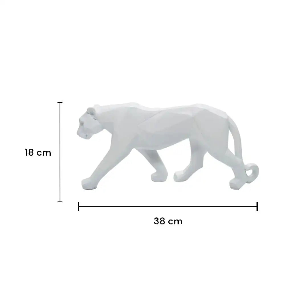 Tigre de Cerámica Home Elegance Blanco