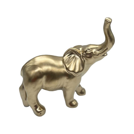 Elefante Decorativo Concepts De Ceramica Dorado