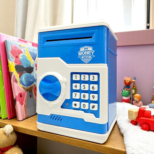 Alcancía Caja Fuerte Para Monedas Y Billetes Infantil Home Elegance Surtido