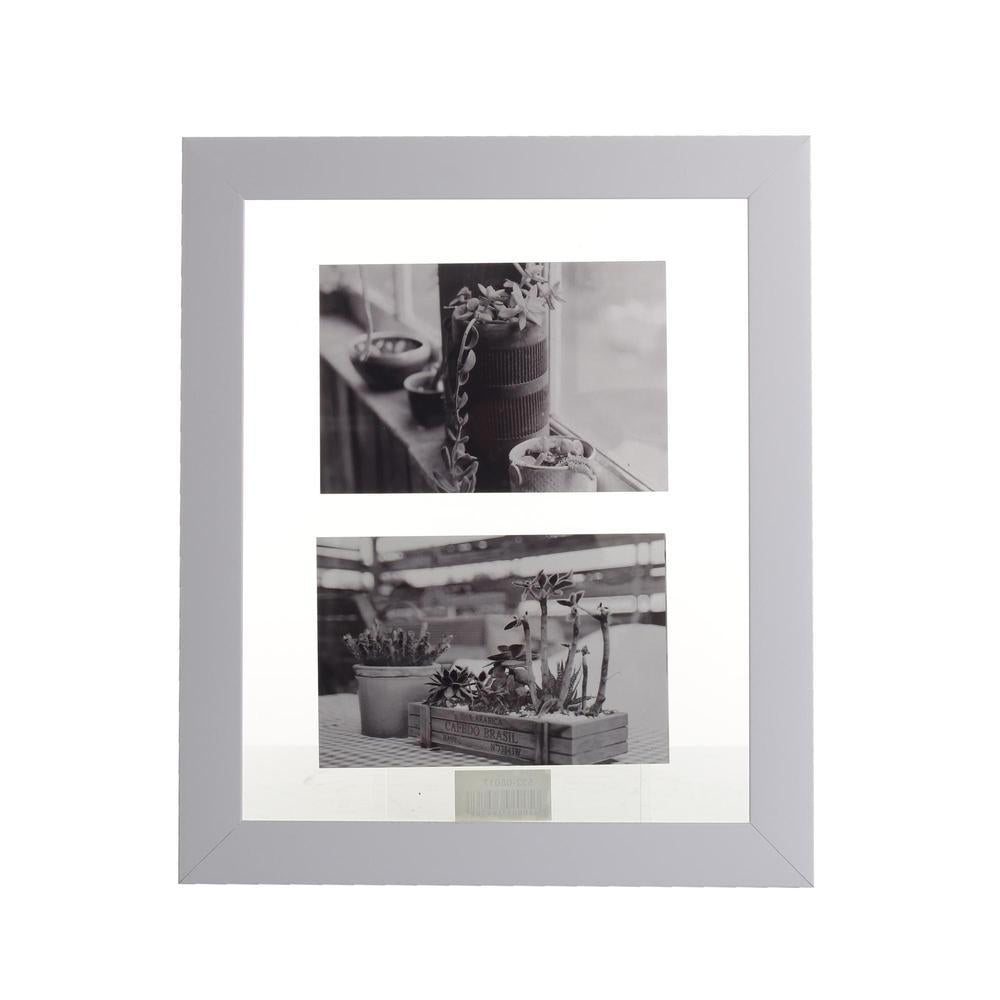 Portarretrato Concepts 4"X6" Con Marco de Plástico Blanco