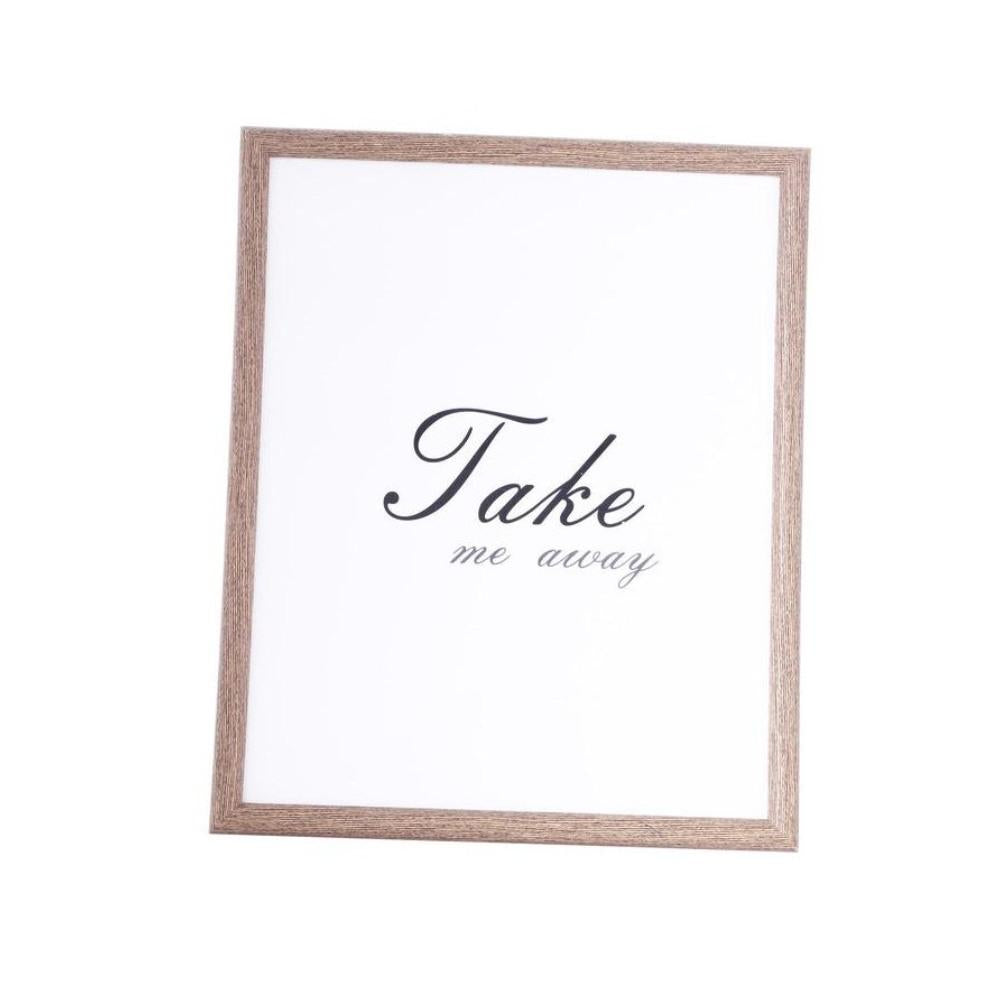 Portarretrato Concepts 8"X10" Con Marco de Plastico Chocolate