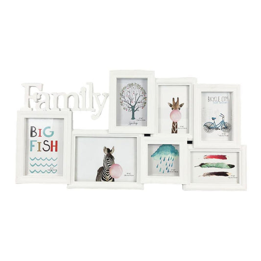 Portarretrato Home Elegance de Plástico Para 7 Fotos - Surtido