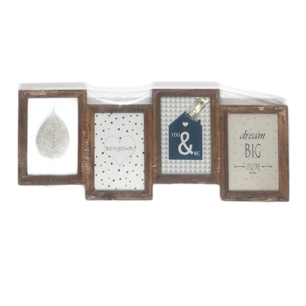 Portarretrato Home Elegance de 4 División