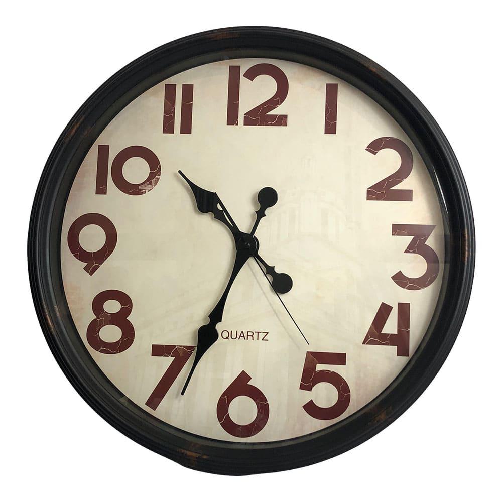 Reloj Plástico Decorativo Home Elegance 19''