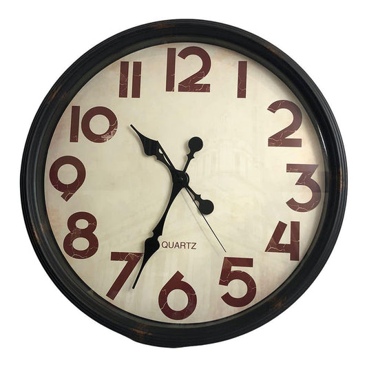 Reloj Plástico Decorativo Home Elegance 19''