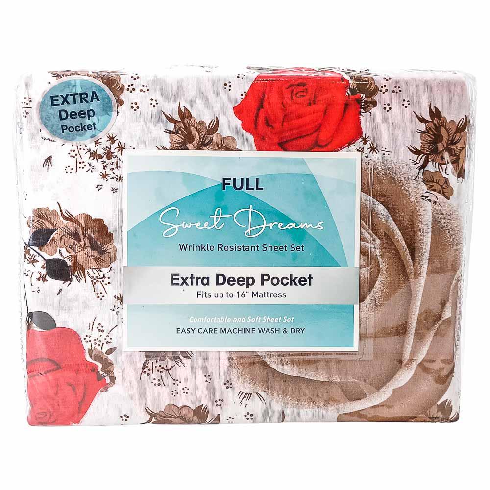 Juego de Sábana Full Rt Designer Estampada de 4 Piezas - Surtido