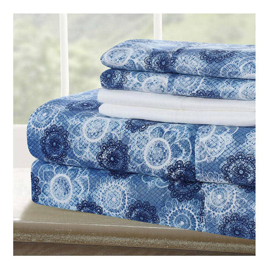 Sabana Full Capitol Hill Estampada Rt Designer 6 Piezas - Surtido