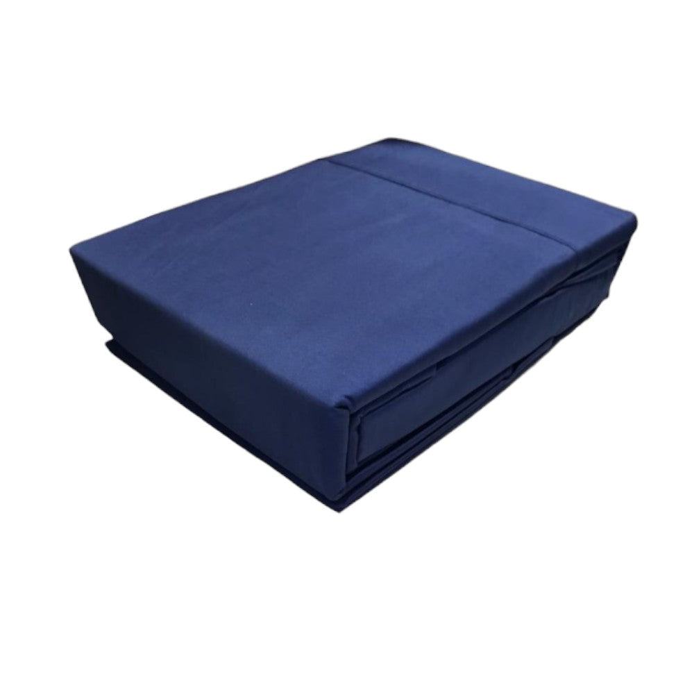 Juego de Sábana Queen 4 Piezas Home Accents 800 Hilos - Azul Marino