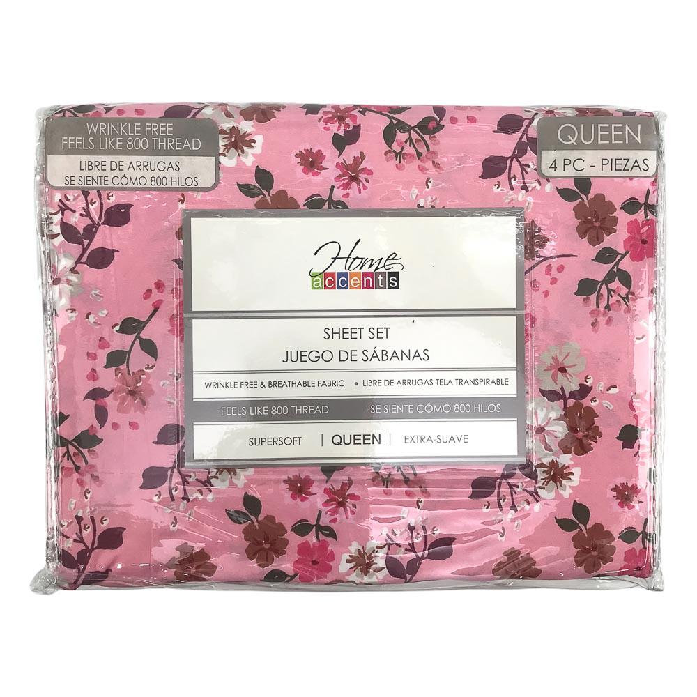 Sábana Home Accents Estampada - Queen