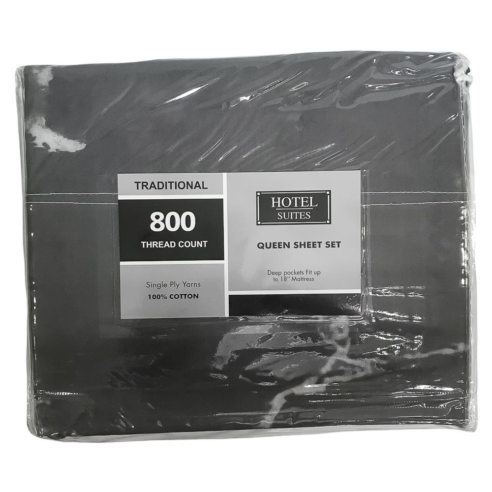 Juego de Sábanas Queen Hotel Suites de Algodón 4 Piezas - Surtido