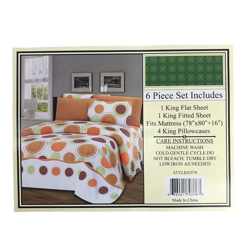 Sábana King 1800 H Hotel Suites 6 Piezas - Surtida