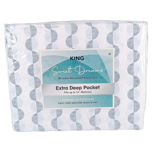 Sábana King Sweet Dream Rt Designer 4 Piezas - Surtido