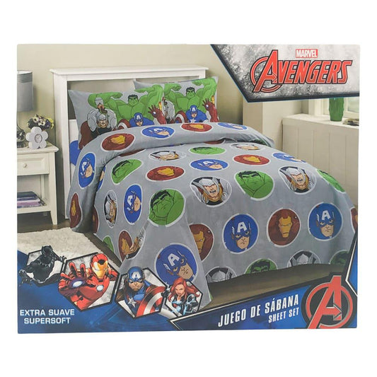 Juego de Sábana Avengers Infantil - Full