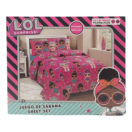 Juego de Sábana Lol Surprise Infantil - Twin