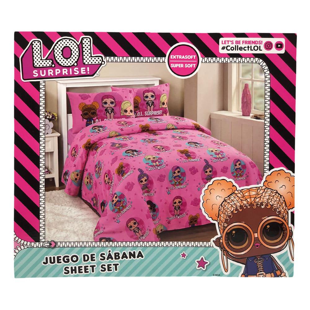 Juego de Sábana Lol Surprise Infantil - Full