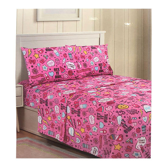 Juego de Sábanas Home Accents Get It Girl - Full