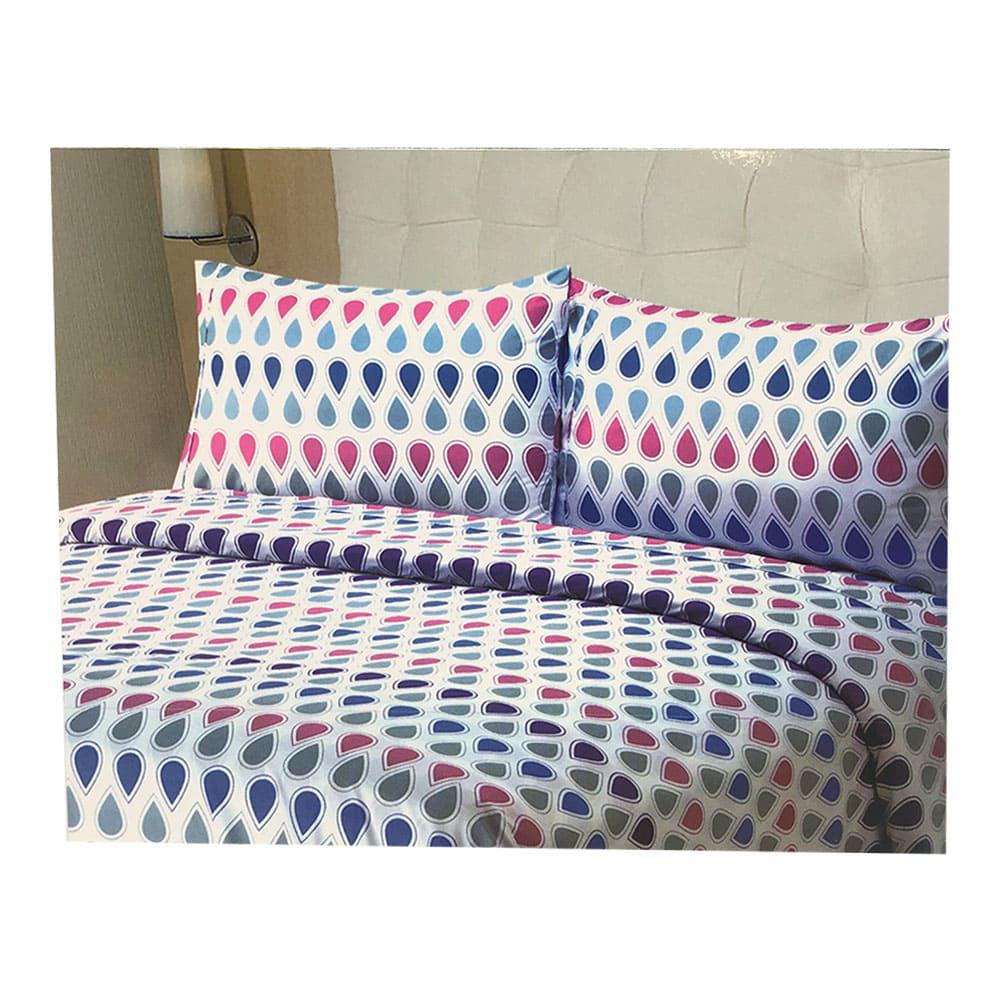 Juego de Sábanas Spa Lush Sky Estampado - Twin