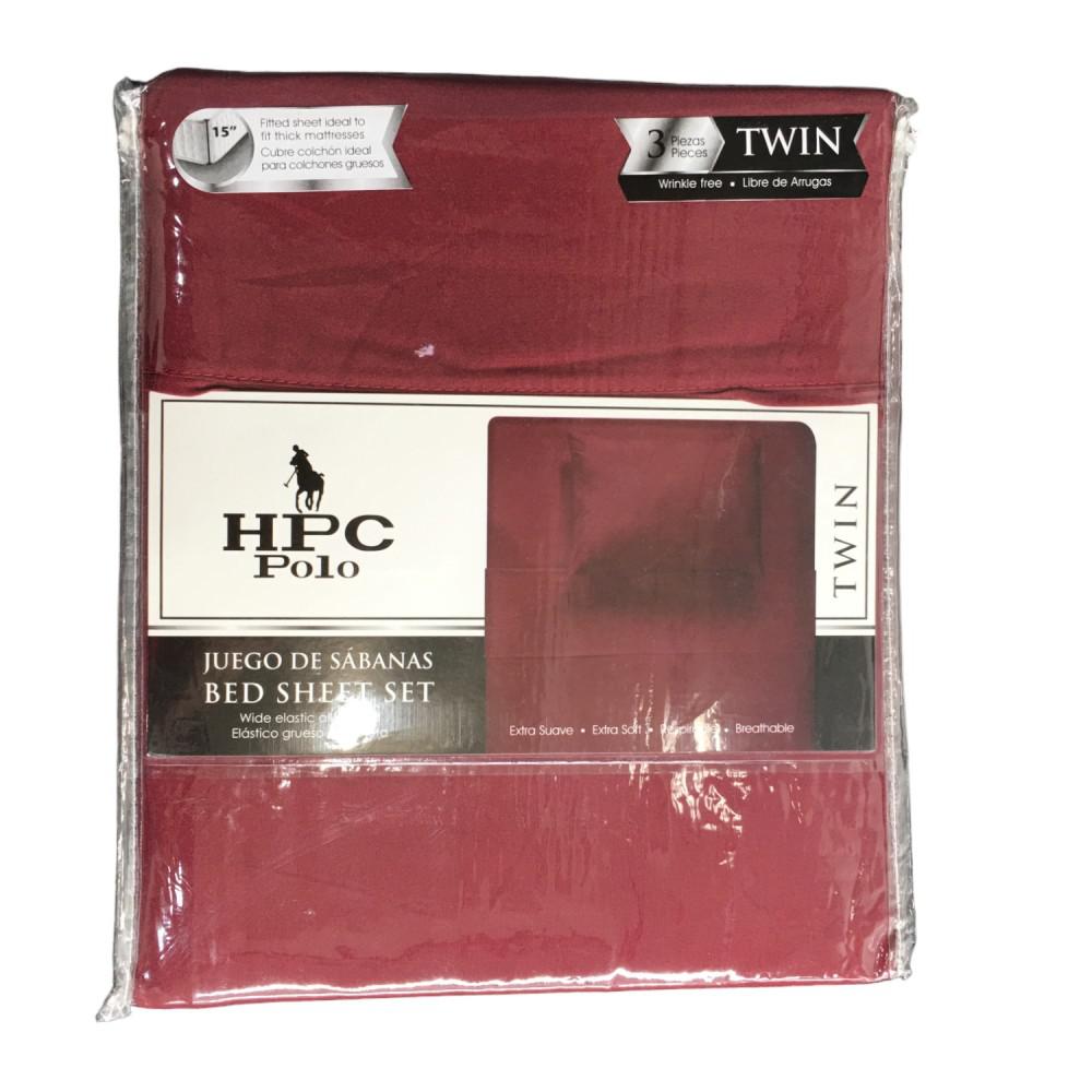 Sabana HPC Polo Rojo Vino - Twin