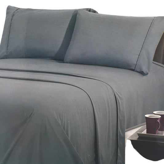 Juego de Sábanas Cannon Liso Gray - Twin