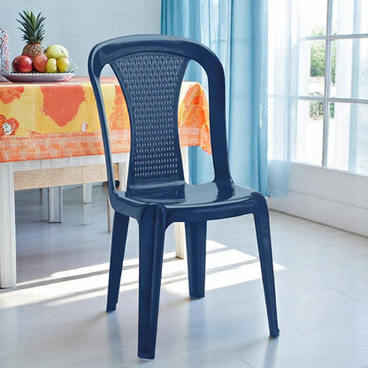 Silla de Plástico / Rimax Reciclado / Samba / Azul / Sin Brazos