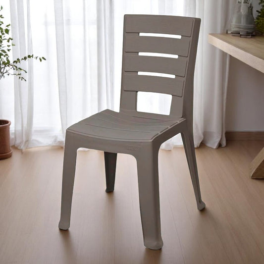 Silla Plástica / Rimax / Barú / Sin brazos / Mocca