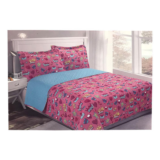 Sobrecama Home Accents Style Princess 2Pz Estam - Twin