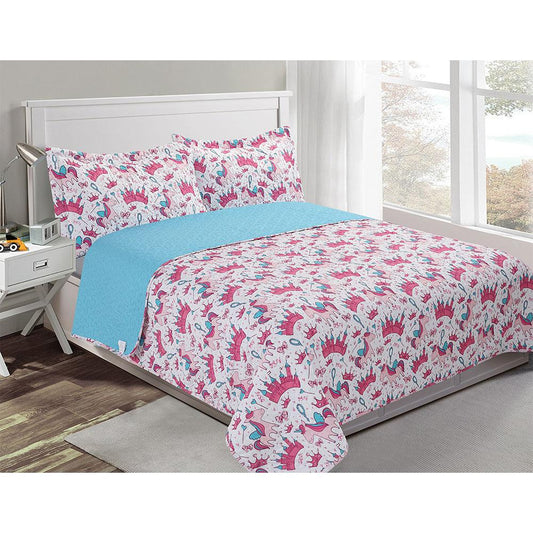 Sobrecama Twin Home Accents Unicorn Dream 2 Piezas