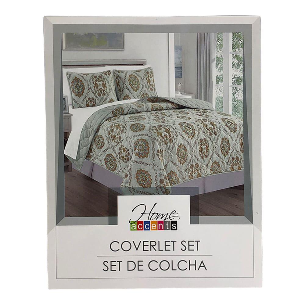 Sobrecama Home Accents Estampado - Queen