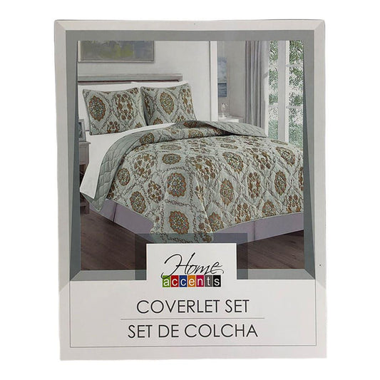 Sobrecama Home Accents Estampado - Queen