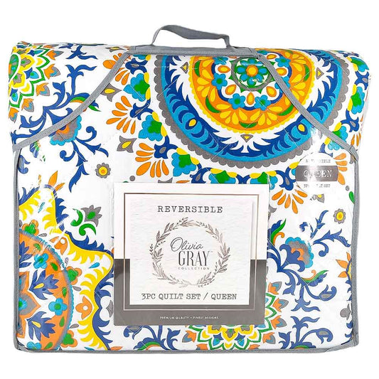 Sobrecama Daffy Rt Designer Estampado - Queen