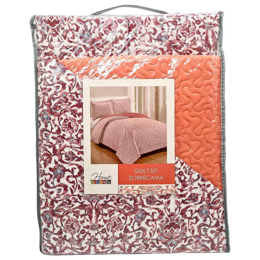 Sobrecama Home Accents Estampado - King