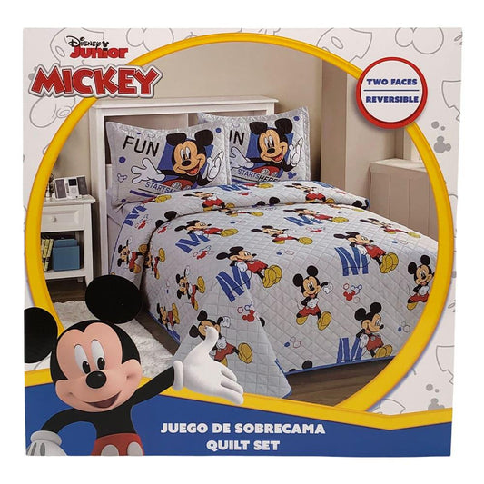 Sobrecama Mickey Mouse Infantil 3 Piezas