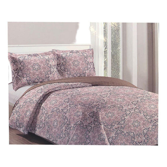 Sobrecama Twin Home Accents Reversible 2 Piezas