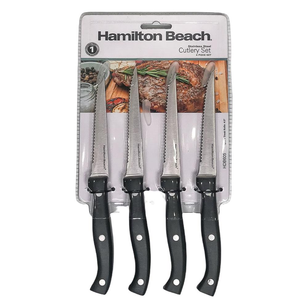 Juego de Cuchillos Hamilton Beach Para Carne 4 Piezas
