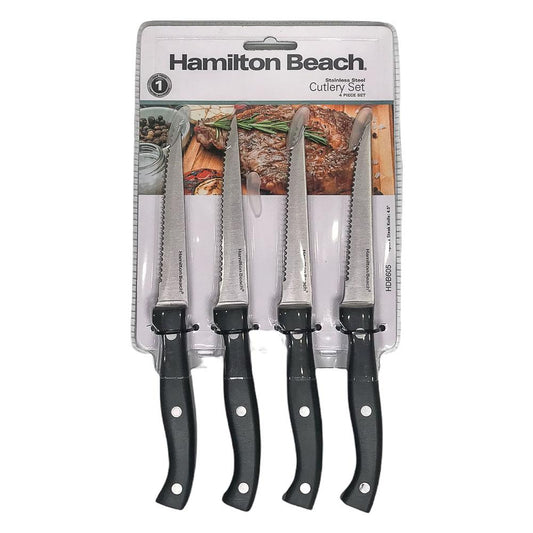 Juego de Cuchillos Hamilton Beach Para Carne 4 Piezas