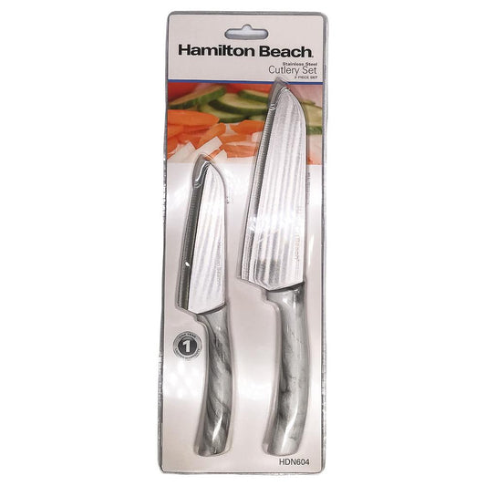 Cuchillo Hamilton Beach de Acero Inoxidable 2 Piezas