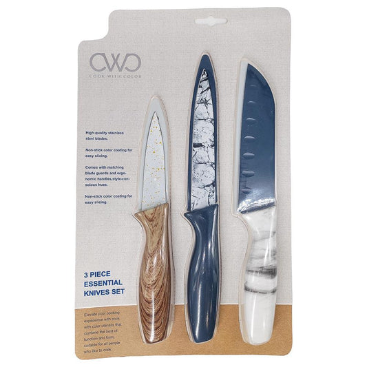 Juego de Cuchillos Cook With Color Set de 3 Piezas