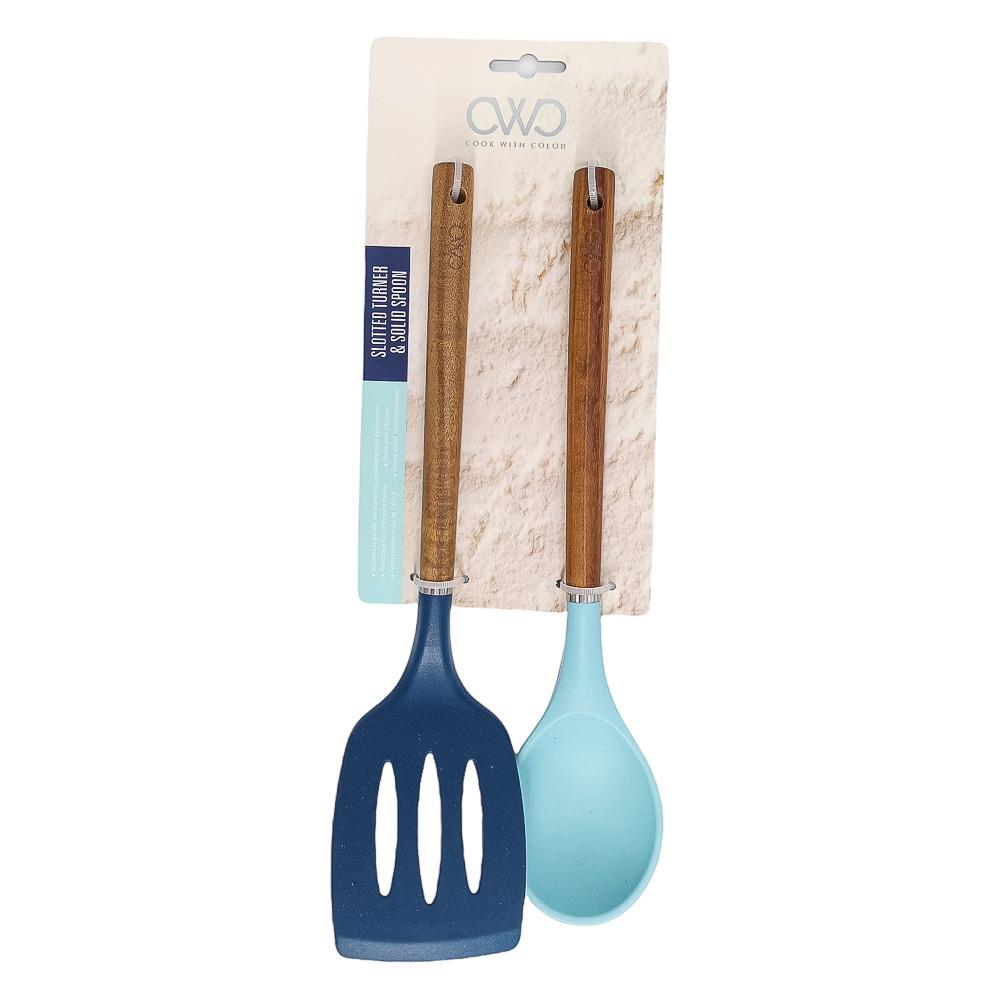 Juego de Cucharones Cook With Color de 2 Piezas