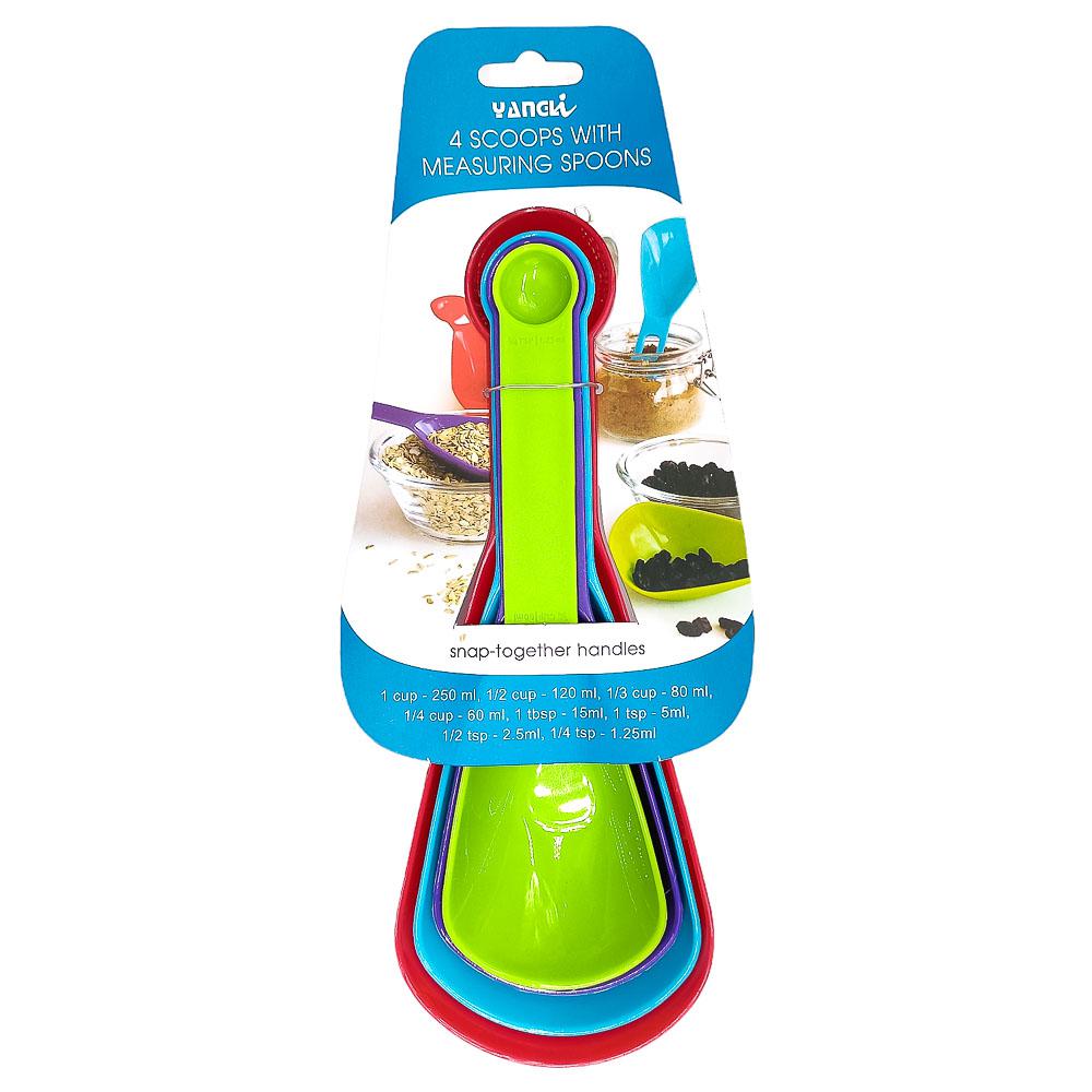 Cuchara de Medir Home Elegance 4 Piezas - Surtido